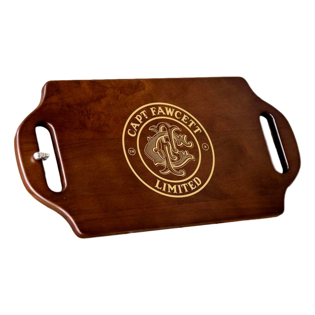 Captain Fawcett's Double Handed Wooden Mirror