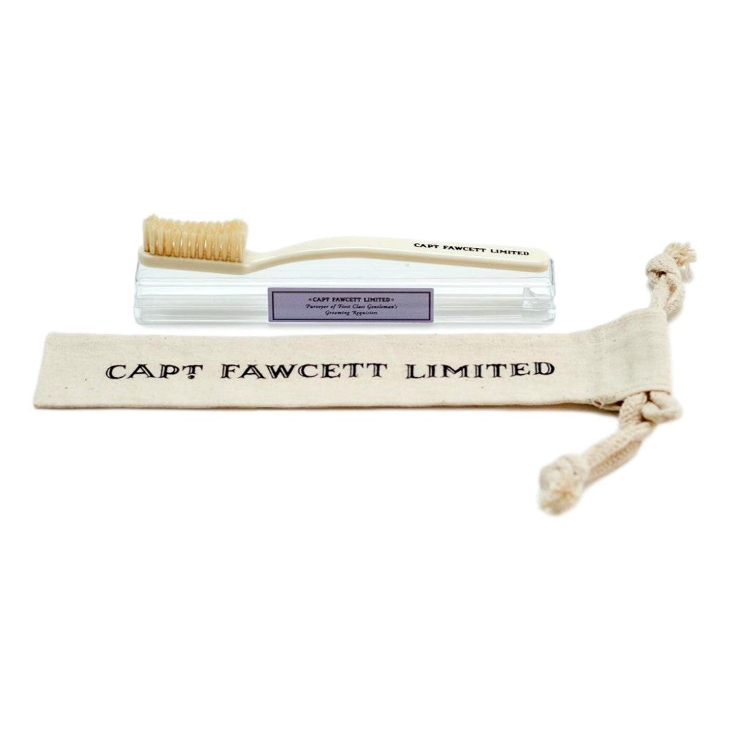 Cepillo de dientes con cerdas naturales del Capitán Fawcett
