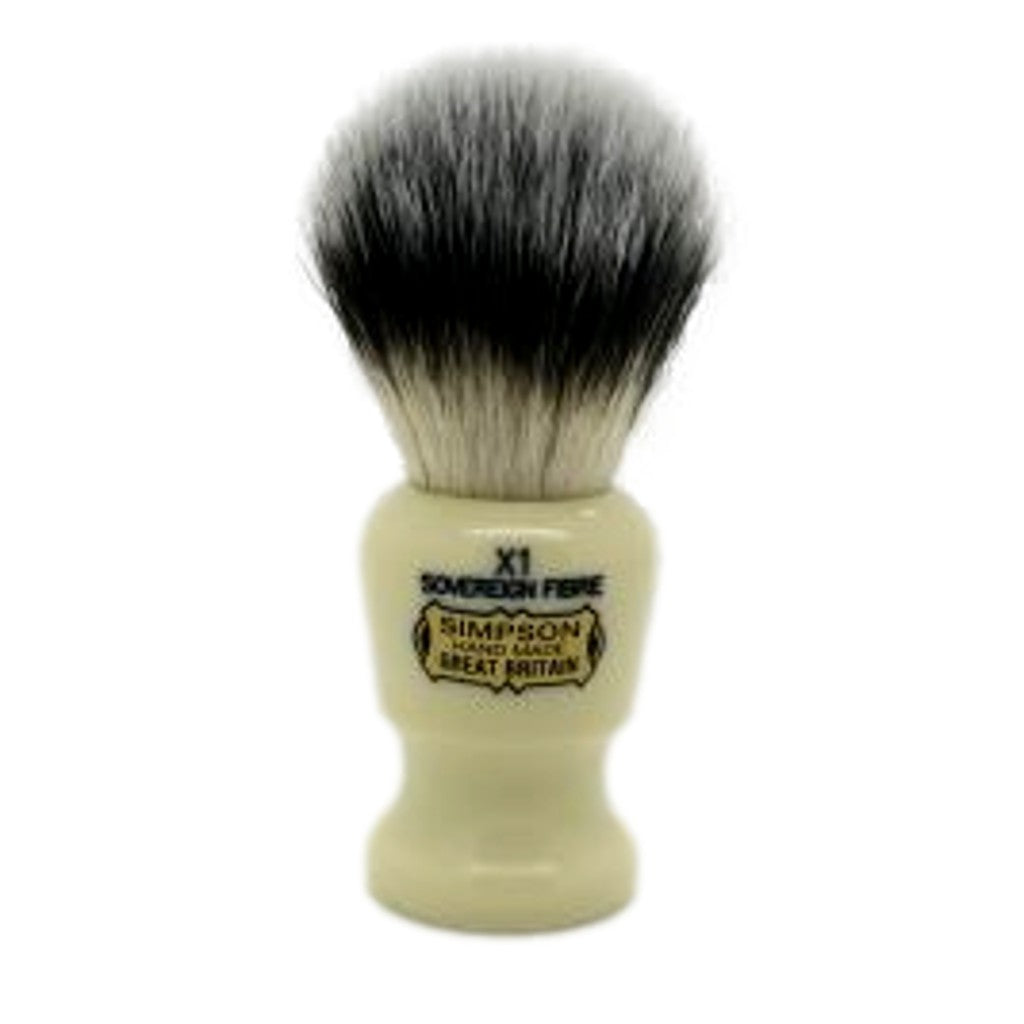Simpsons 'The Commodore' Sovereign Synthetic Shaving Brush